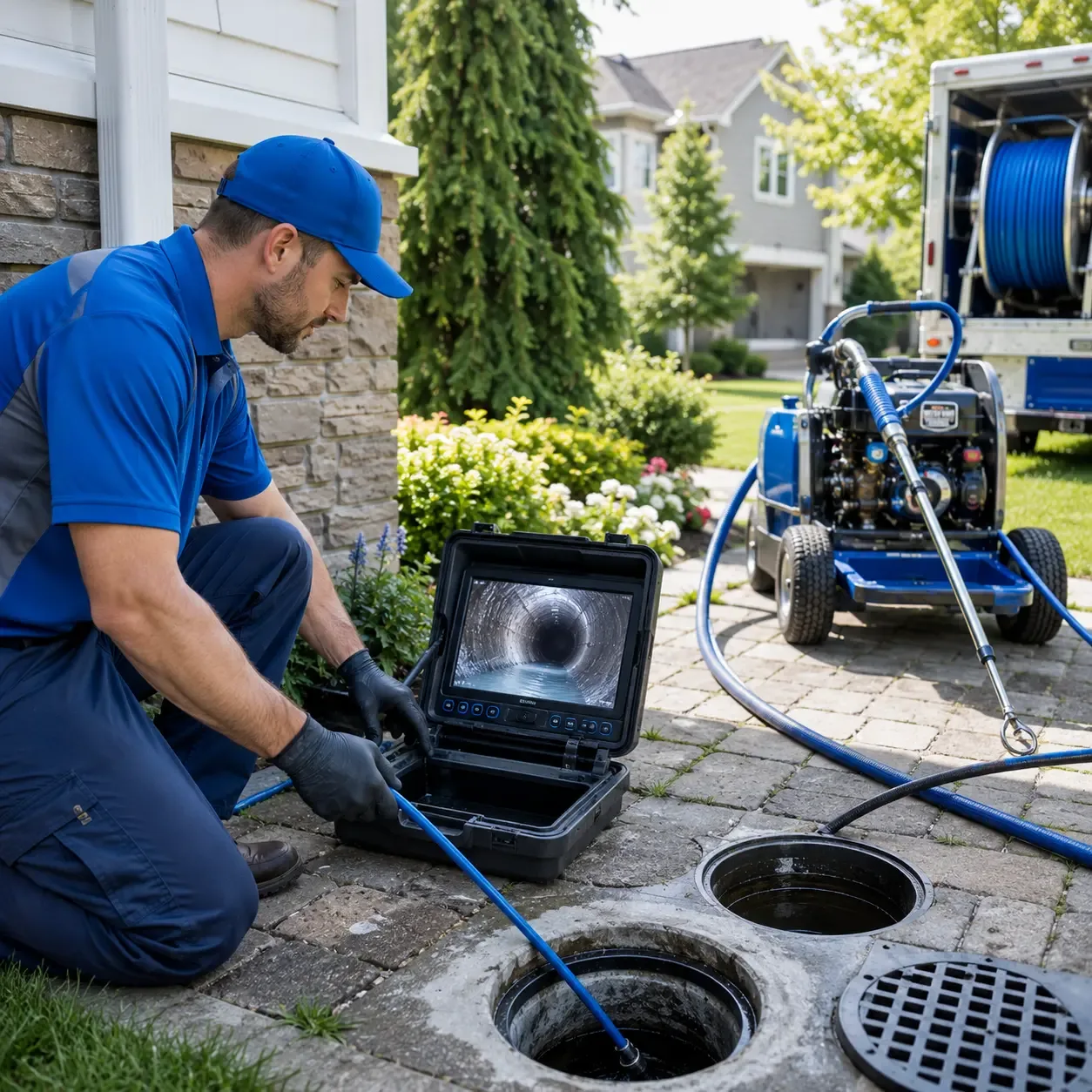 Outdoor drain cleaning professionals serving Crandall, GA
